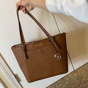 Camel Michael Kors tote bag